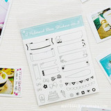 韩国创意DIY相册装饰贴纸 拍立得 mini 相纸边框贴 可爱装饰贴纸