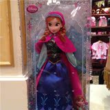 低价特价代购香港迪士尼冰雪奇缘安娜娃娃生日玩偶娃娃儿童礼物