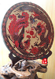 云南民族特色传统手工艺木雕木刻画墙挂摆设装饰特产礼品龙凤呈祥