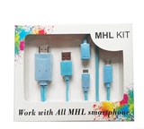 通用型安卓mhl转hdmi手机转电视MHL转HDMI高清视频输出线包邮