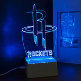 魔尚创意2016新款正品3D视觉LED灯 NBA篮球队徽造型台灯潮 送礼物