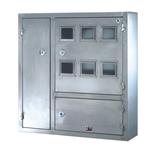 户内外明装不锈钢配电箱单相电表箱6户3开门 配电柜防护箱 可定做