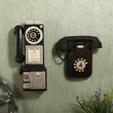 电话机模型美式复古怀旧摆件服装店店铺橱窗陈列道具电视柜装饰品