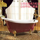 特价促销进口双层亚克力浴缸 独立古典欧式贵妃浴缸 压克力浴盆