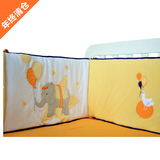 加高婴儿床围 床靠 外贸香港原单宝宝天鹅绒防撞垫