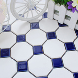 热卖浴室瓷砖 防滑地砖 地中海蓝色马赛克 厨卫装修材料 客居建材
