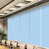 现代简约纯色办公室遮光卷帘窗帘会议室窗帘上海可以上门测量安装