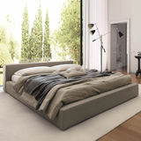 柏幕 北欧小户型简约现代时尚客房床布艺床双人床客房软靠床BMC99