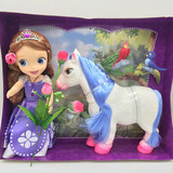 动画索菲亚小公主苏菲亚礼盒装沙龙洋娃娃女孩儿童玩具礼物迪士尼