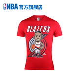 NBA 阿迪达斯 开拓者利拉德 运动休闲短袖T恤男 ADS1172A