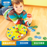 德国贝乐多桌面游戏-快乐时钟 木质儿童益智桌游木制记忆棋玩具