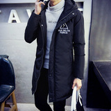 2015新款gxg男装外套保暖中长款棉衣学生青少年情侣修身大衣韩版