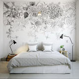 戈黎斯墙纸 素色锦年  卧室客厅满铺环保壁纸 无缝一整张大型壁画