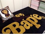 日本安逸猿Bape客厅地毯卧室地毯飘窗榻榻米logo尺寸可定制定做