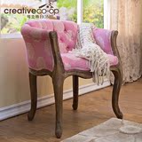 可立特Creative Home 家居饰品 美式乡村 粉色橡木单人沙发椅