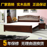 特价欧式实木床橡木床双人床 1.5 1.8米儿童床成人单人床简易木床