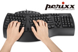 Perixx佩锐512办公家用游戏 人体工学防鼠标手台式笔记本电脑键盘