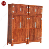 花梨木衣柜全实木衣柜卧室家具组合装简易四门五门大衣柜现代中式