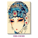 数字油画diy数码彩绘人物卡通动漫手绘大幅装饰画蔷薇美少女系列9