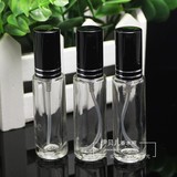 【8ml黑盖】香水吧散装香水瓶 黑盖透明玻璃喷雾小瓶子空瓶批发