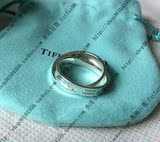 香港代购 Tiffany 蒂芙尼  1837 纯银双圈扣环戒指