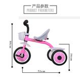 新款儿童三轮车脚踏车2-5岁宝宝带斗脚蹬车男女小孩充气轮童车
