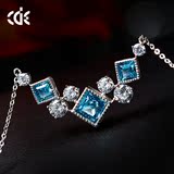 西黛尔施华洛世奇元素水晶项链女日韩版锁骨项链送女友礼物