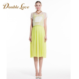 [转卖]【聚】Doublelove女装2015春夏新款 百搭实用两件套连衣