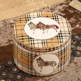 英伦风时尚欧式收纳盒陶瓷储物罐摆件家居收纳首饰盒装饰品