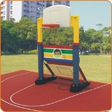 可升降儿童篮球足球架组合双用架 幼儿园足球门篮球架二合一包邮