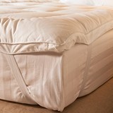 全球购   宾馆酒店全棉床护垫加厚床垫床褥子 立体羽丝绒防