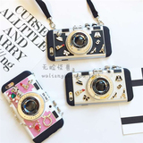 韩国复古照相机iphone6s手机壳创意相机保护套6plus5.5全包软壳