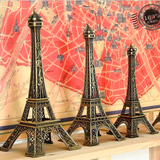 复古摆件 欧式家居装饰品摆件 巴黎埃菲尔铁塔模型 生日礼物