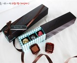 【超精致5粒装】纯手工折巧克力盒/马卡龙盒 韩国烘培包装 西点盒