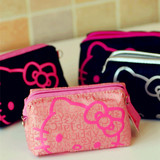 可爱Hello Kitty化妆包零钱包 多用途凯蒂猫收纳包手拿包