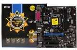 MSI/微星 H81M-P32L 全固态 H81主板 带PCI-E 打印机口 支持G3258