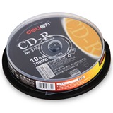 deli得力3732刻录盘 空白光盘 CD光盘 大容量700MB（10片装）
