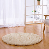 鑫乙达现代圆形地毯 简约卧室床边客厅茶几家用纯色加厚电脑椅地