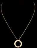 美国代购正品 Cartier/卡地亚 LOVE系列优雅18K黄金3钻项链