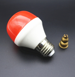 led节能灯泡 3w防水泡灯 白光暖光 筒灯 红色灯笼灯 B22 E27