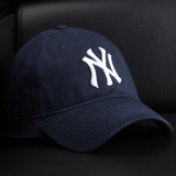 专柜正品NY棒球帽男女鸭舌帽 青少年情侣MLB嘻哈帽夏季出游休闲帽