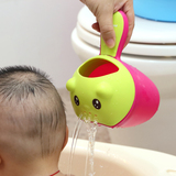 懒角落 宝宝洗头杯儿童花洒洗发杯 婴儿洗澡浴勺水勺水瓢 64148