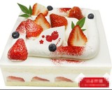 巴黎贝甜 生日蛋糕礼物草莓提拉米苏上海蛋糕店送货上门