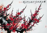 中国画-梅花1000片木质拼图1500片成人创意玩具礼物 家居装饰画