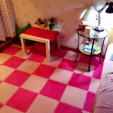 环保拼图泡沫地垫30x30加厚拼接方块地毯绒面卧室客厅满铺地板垫