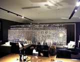 现代简约K9水晶吊灯LED餐厅吊灯长形客厅吧台水晶灯餐桌奢华高档