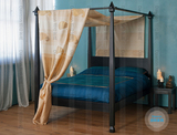 实木架子床 四柱床 东南亚风格床 简约 宜家 定制 1.8米