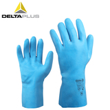 代尔塔耐酸碱手套工作劳保手套乳胶工业加厚耐高温隔热防水耐磨