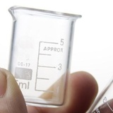 5ML超小迷你玻璃量杯带刻度耐高温可加热烘焙实验室医用透明量杯