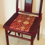 中式古典红木椅垫中国风餐椅垫 布艺 官帽椅复古薄垫海绵坐垫